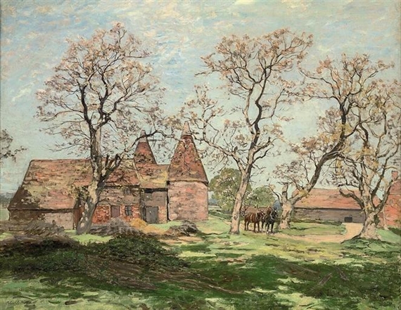 Oast houses by Colin Gillespie Mitchell