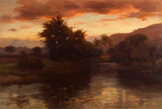 In The Gloaming On The Forth, Aberfoyle by James Scott Kinnear