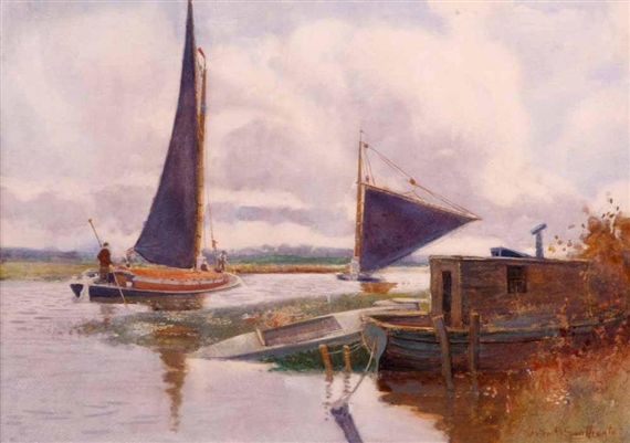 Broads Scene by Frank Southgate