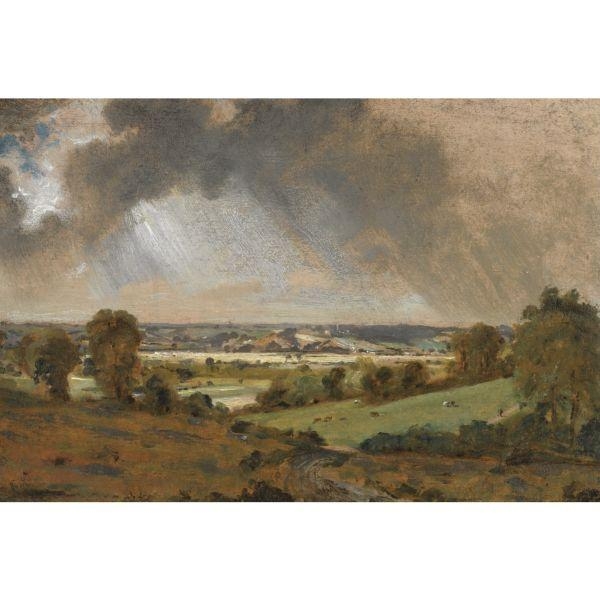 John Constable | Dedham Vale; View of Langham Church From the Fields ...