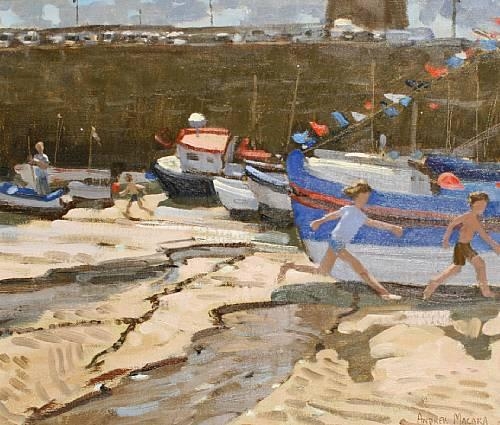 Smeatons Pier, St Ives by Andrew Macara