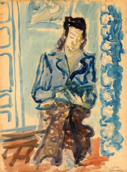 Woman by Avigdor Stematsky, 1946
