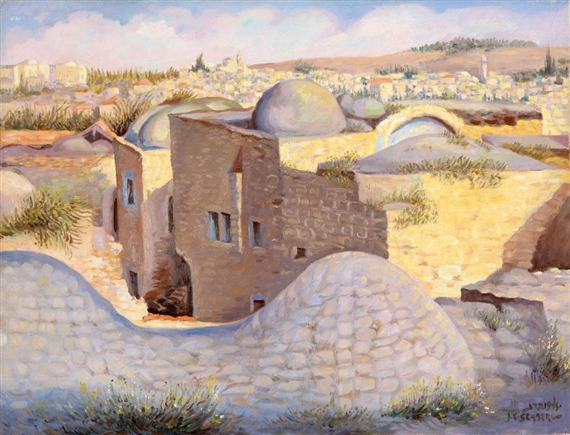 The Roofs of Jerusalem by Jacob Eisenberg