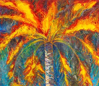 Large Lone Palm - Michael Knowlton