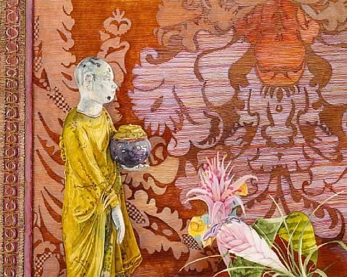 Cambodian Figure by Morris Broderson, 1977