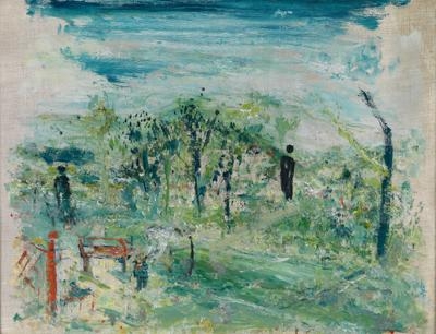 In the garden by Wilhelm Thöny, 1930s