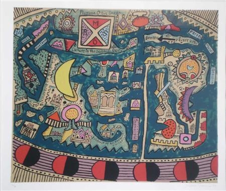 ISLAND FANTASY by Alan Davie, 1999