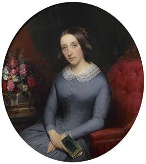 PORTRAIT DE CÉCILE LAVOCAT - Abel Francois Lucas