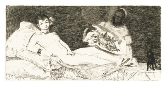 Olympia (Guerin 39; Harris 53) by Édouard Manet, 1867