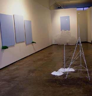 Installation view of Joanna Langford exhibition at Mary Newton Gallery.