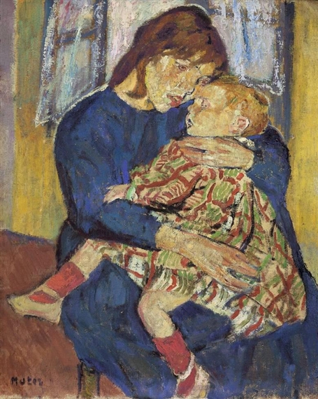 GESCHWISTER by Maria-Mela Muter, 1914