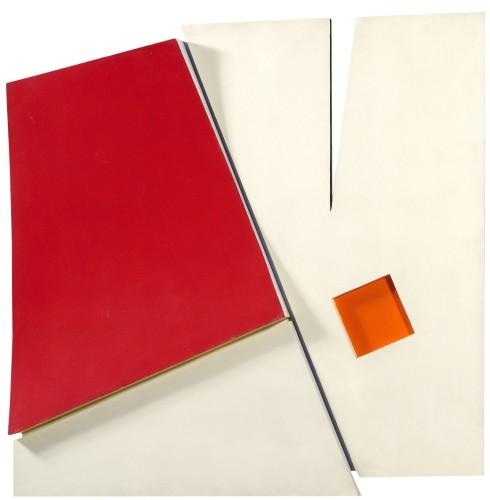 Artwork by Juan Melé, RELIEF P.8, 516, Made of acrylic on masonite