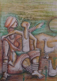 Conversations, Mother and Child - Martin Qgibinsizi Tose