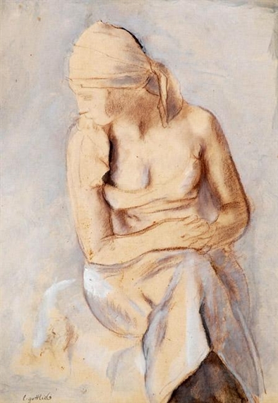 Dancer by Leopold Gottlieb