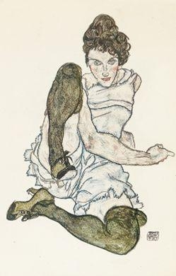 "Hand Sketches" by Egon Schiele, 1920