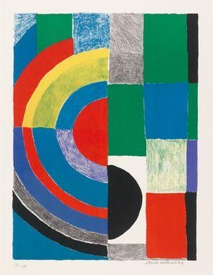 "Rythmes Couleurs" by Sonia Delaunay, 1970