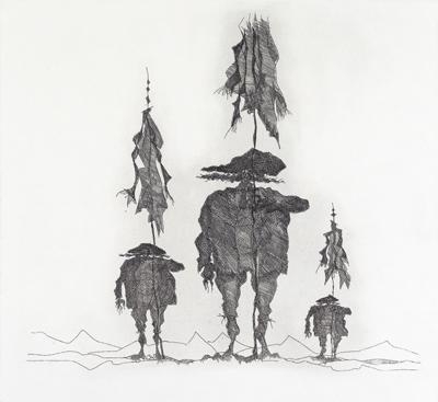 "Standard Bearers" by Paul Flora, 1973