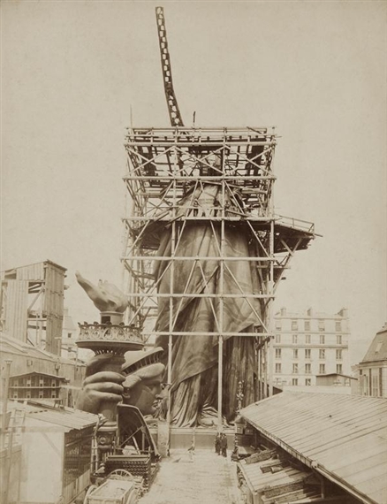 La statue de la liberté, offerte aux États-Unis par la France by Pierre Petit, circa 1882