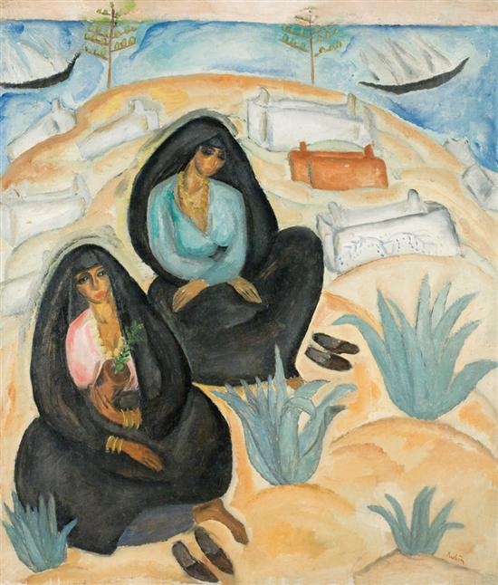 Reuven Rubin | Two Women (1923) | MutualArt
