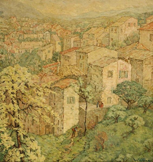A Grey Spring Morning in Cagnes by Anna Lee Stacey, 1940