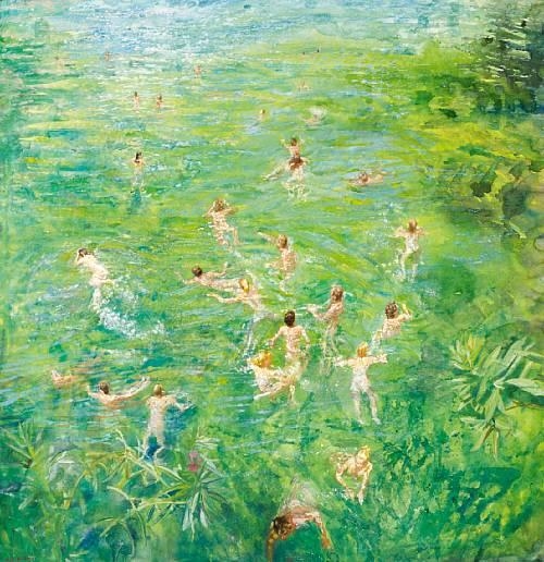 Swimmers by Maria Filopoulou