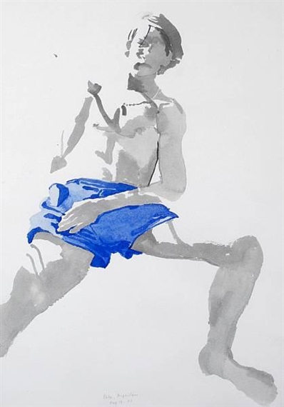 'Peter, Anguillara' by Patrick Procktor, 1967