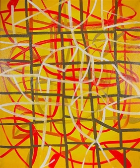 Yellow Grid - Maurice Cockrill