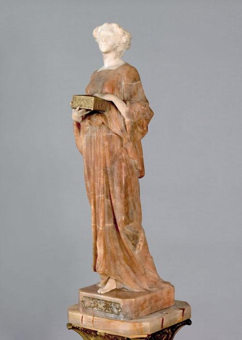 Artwork by E. Gazzarrini, Pandora, Made of marble and alabaster