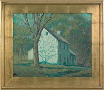 House Along River Road Washington Crossing - David Hahn
