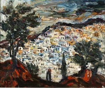 Safed landscape by Isaac Frenel