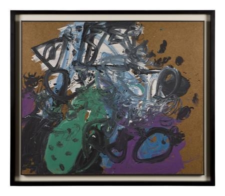 TRANSFORMATION OF THE BLUE FRUIT (OPUS 0.355) by Alan Davie, Nov. 1960