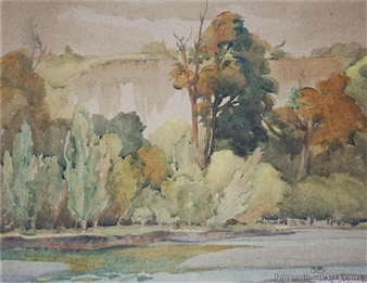 Rangitikei River - Hilda Alexandra Wiseman