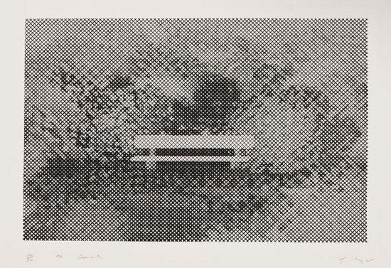 2 WORKS: Bench and Feed Trough by William Tillyer, 1974