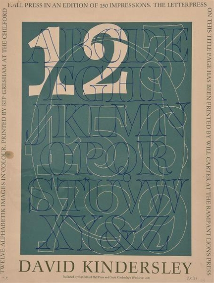 12 WORKS: alphabet by David Kindersley, 1983
