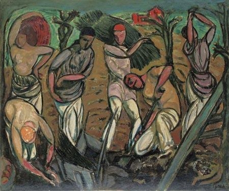 The harvest by Leopold Gottlieb