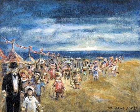 Market on the Tel-Aviv beach