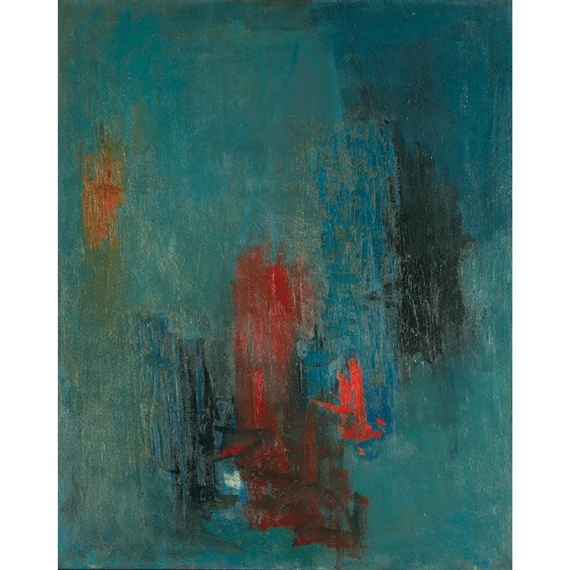 Abstraction by Albert Kotin, 1960