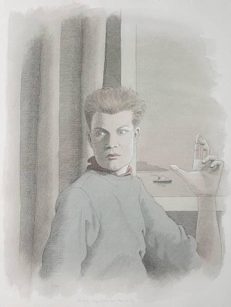 Le-Tan Pierre | Portrait of a young man | MutualArt