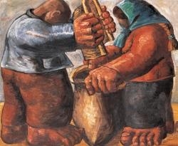 The Soul of the Earth-Sun Drying of Rice by Guan Jian, 2006