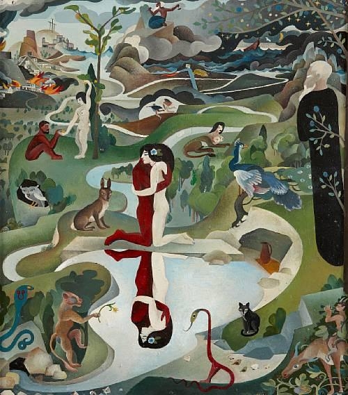 "Eden and After" by Alasdair Gray, circa 1956