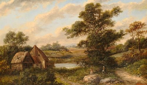 G. W. Yates | A Country landscape | MutualArt