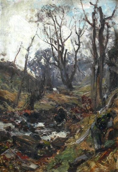 STUDY OF A GLEN by David Farquharson