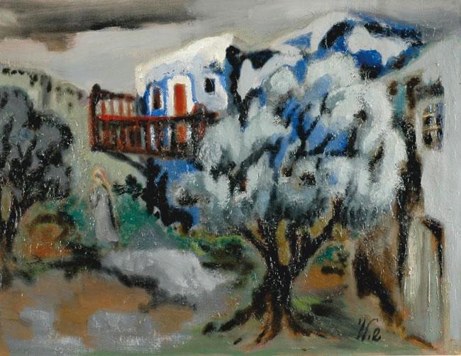 Artwork by Shmuel Levy Ophel, Landscape, Made of oil on canvas