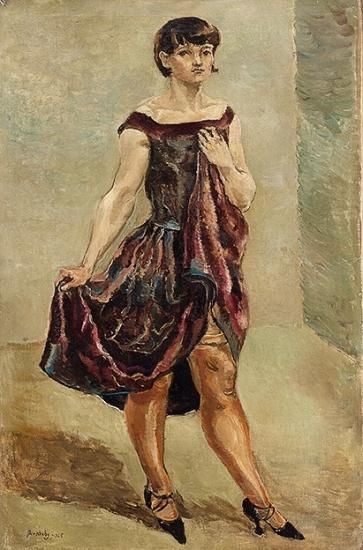 Artwork by Per Krohg, Thérèse, Made of Oil on canvas
