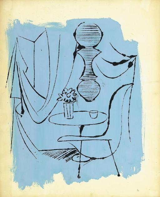 Untitled (Furniture) by Andy Warhol, circa 1960
