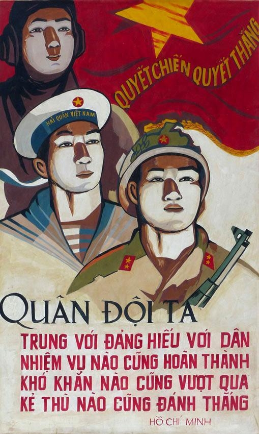 Unknown | Vietnamese Propaganda Poster ”The Army will be Loyal to the ...