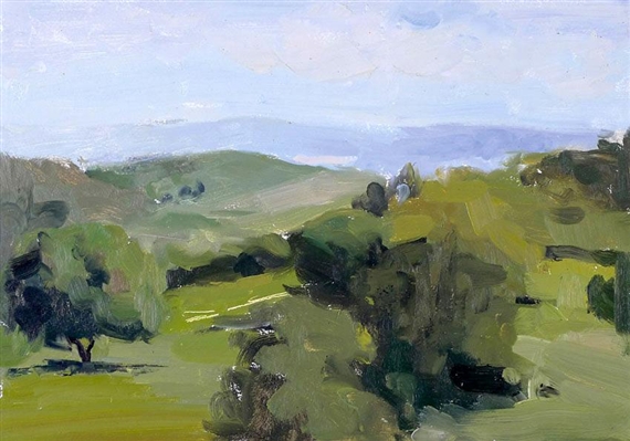 Jerusalem Mountains Landscape by Michal Sheizaf