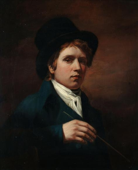 Portrait of an artist by William Owen