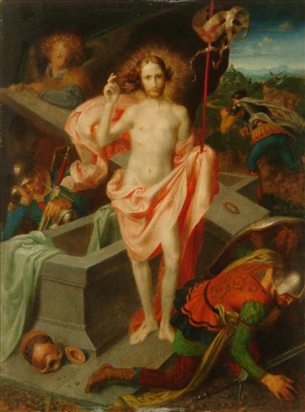 Artwork by Theodor Baierl, The Resurrection, Made of Oil on panel
