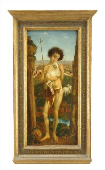 Artwork by Theodor Baierl, Saint John the Baptist, Made of Oil on panel